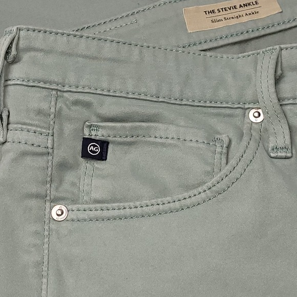 AG Adriano Goldschmied The Stevie Ankle Pant Jean Women 28R Mid Rise - Picture 3 of 14